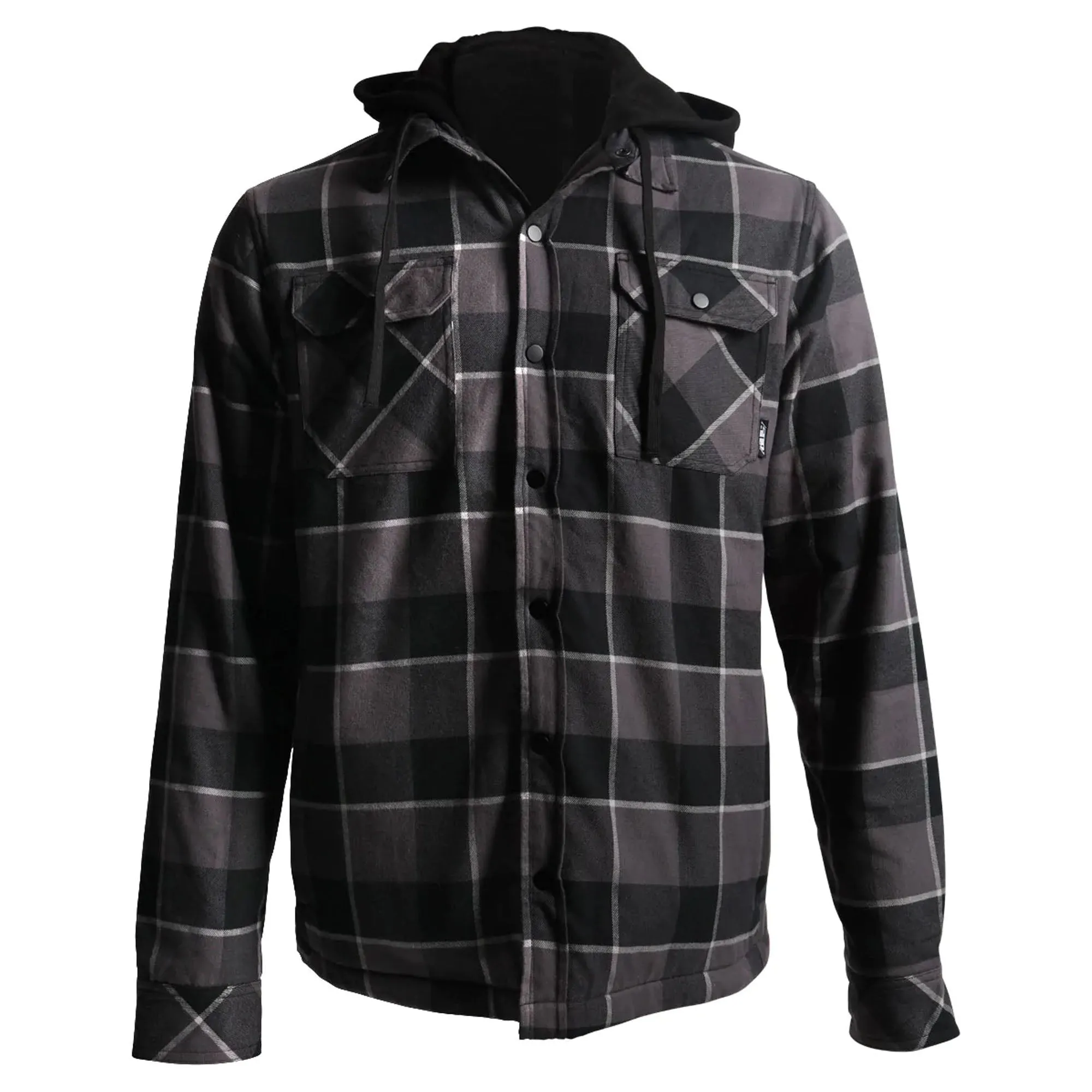 509 Groomer Flannel Button-Up Black/Gray