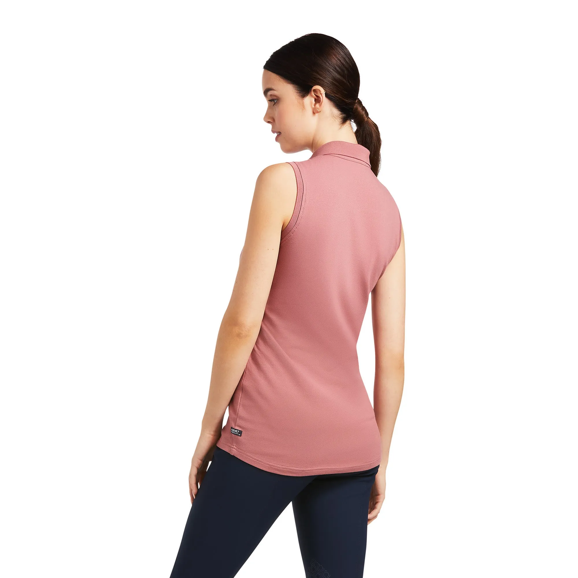 Ariat® Ladies Prix 2.0 Antique Rubia Sleeveless Polo Shirt 10039467