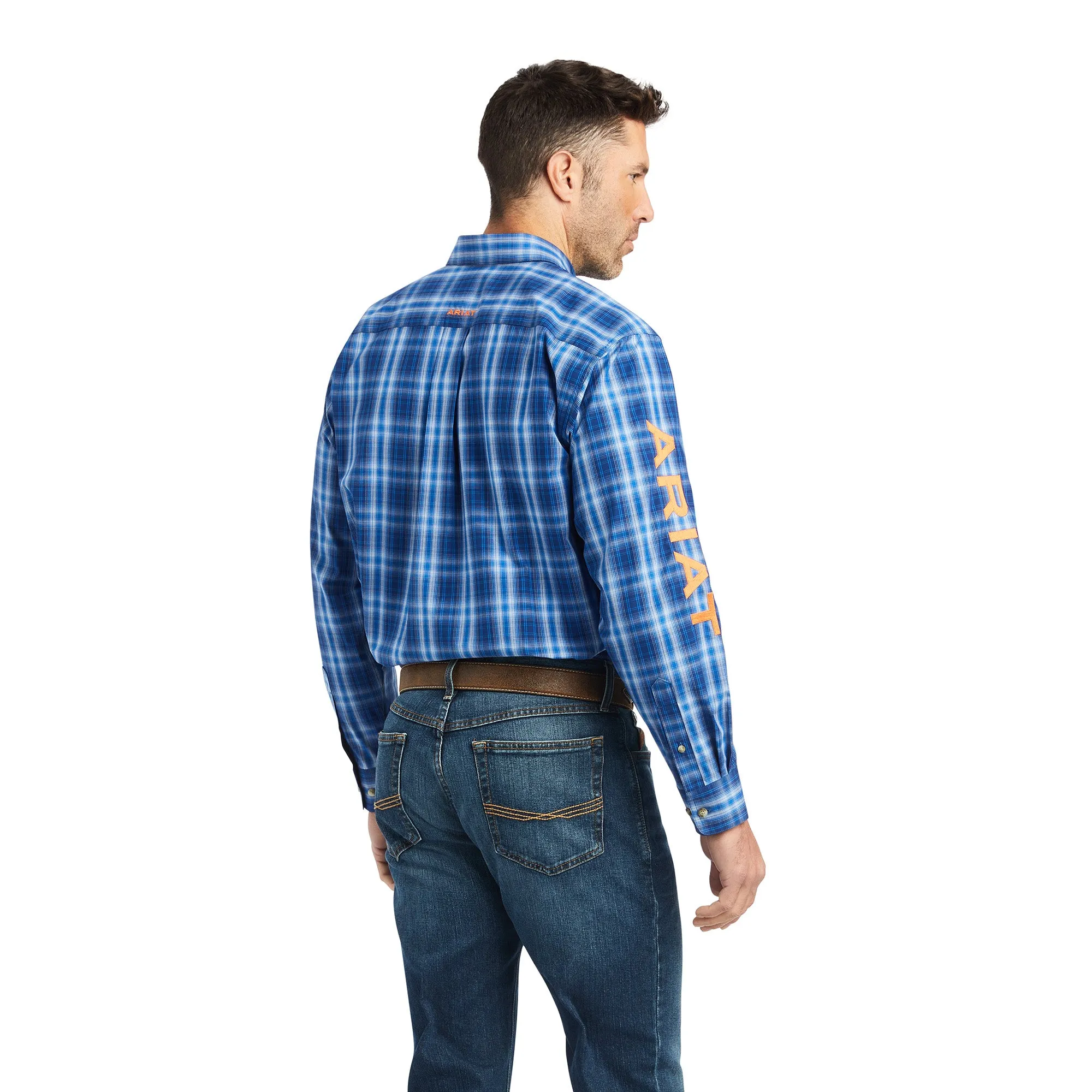 Ariat® Men's Pro Series Team Marcos Classic Blue Shirt 10041786