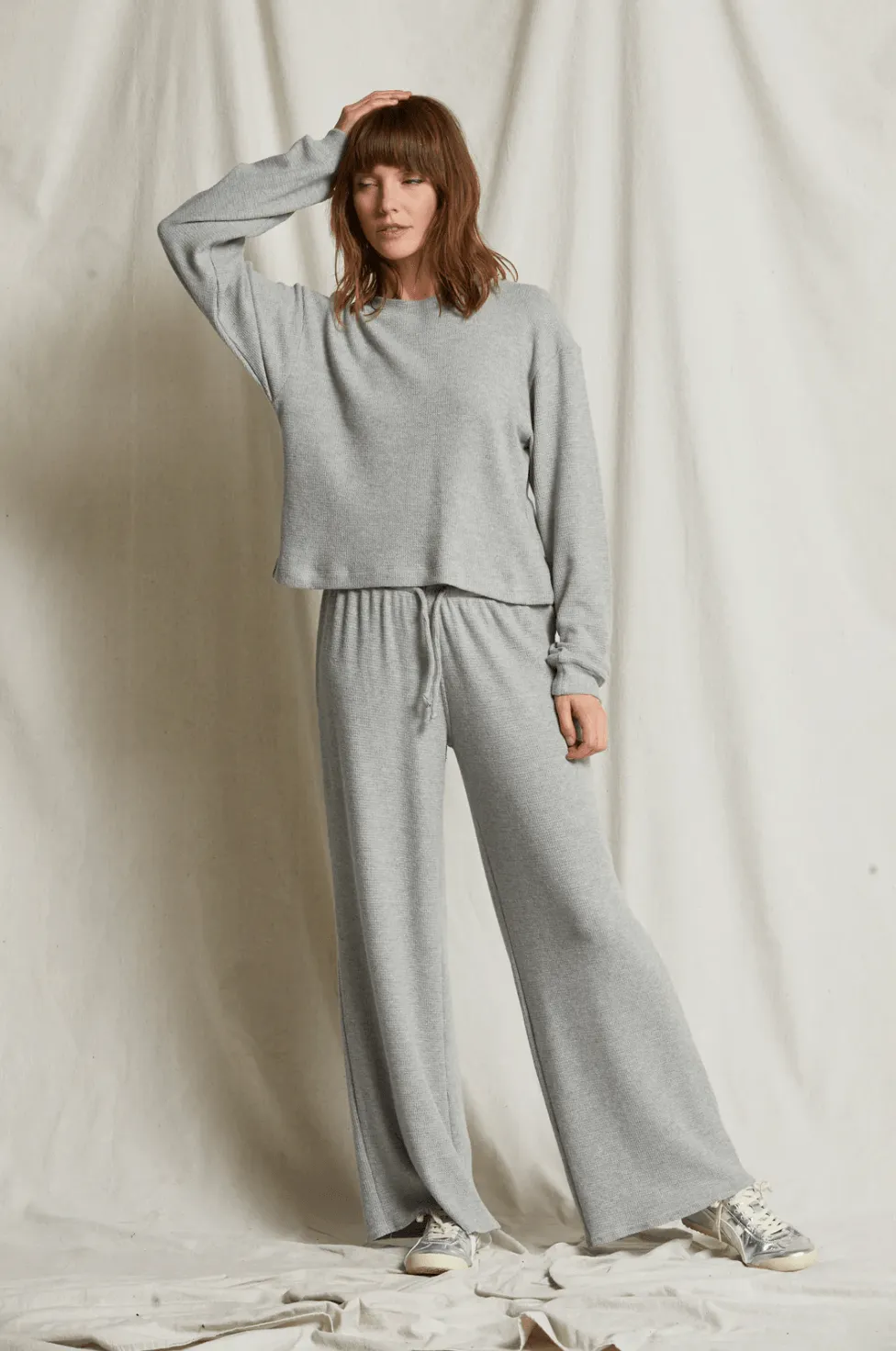 Clover Brushed Thermal Wide Leg Pant
