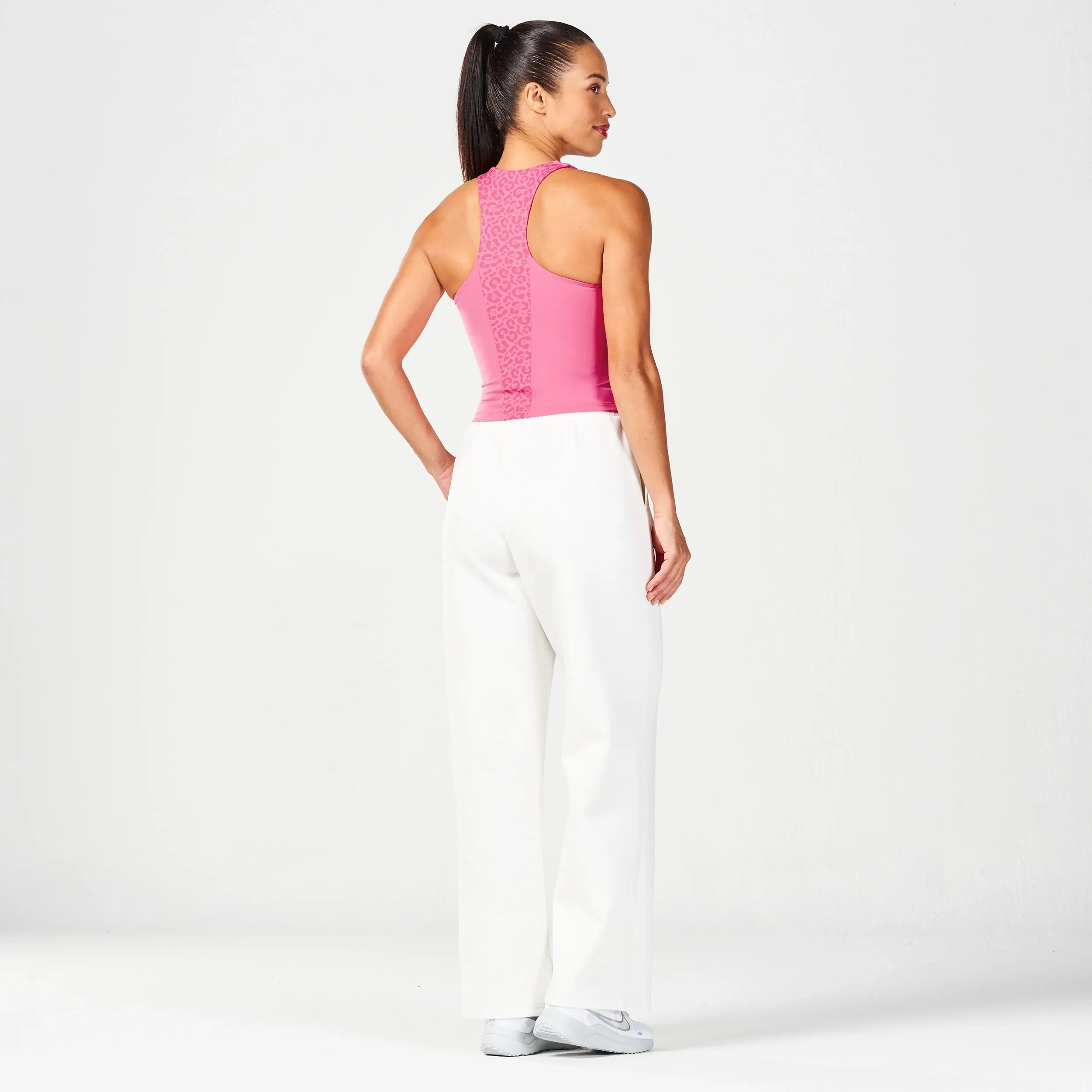 Core Muscle Back Tank - Hot Pink