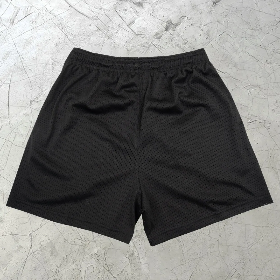 Devil Fashion Pattern Street Mesh Shorts