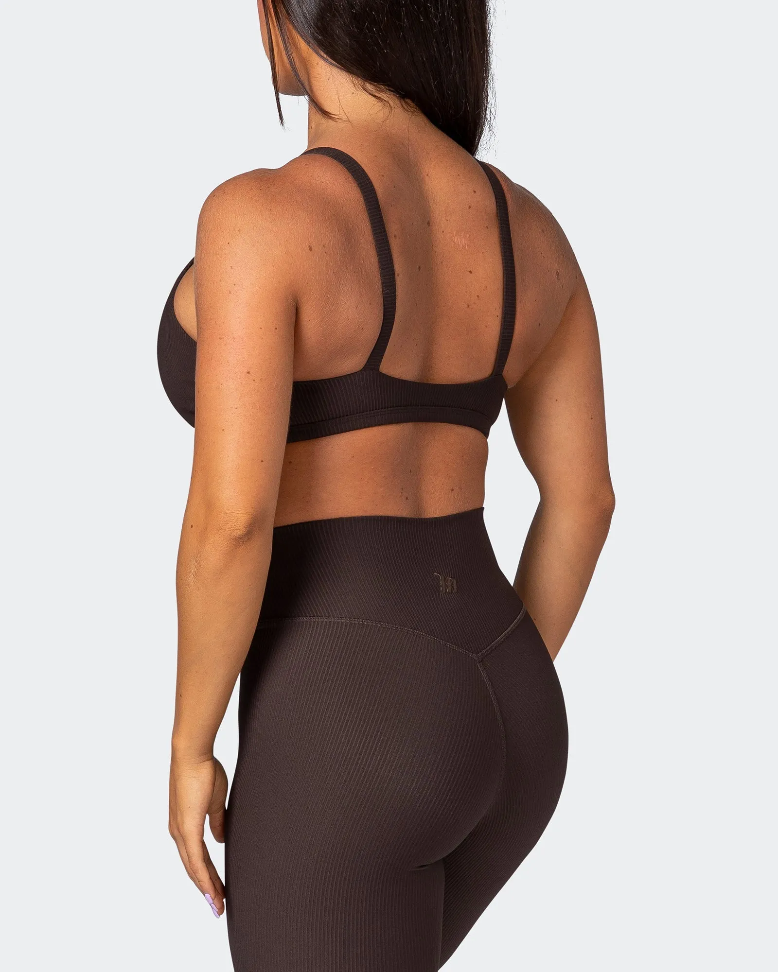 Effortless Rib Bralette - Cocoa