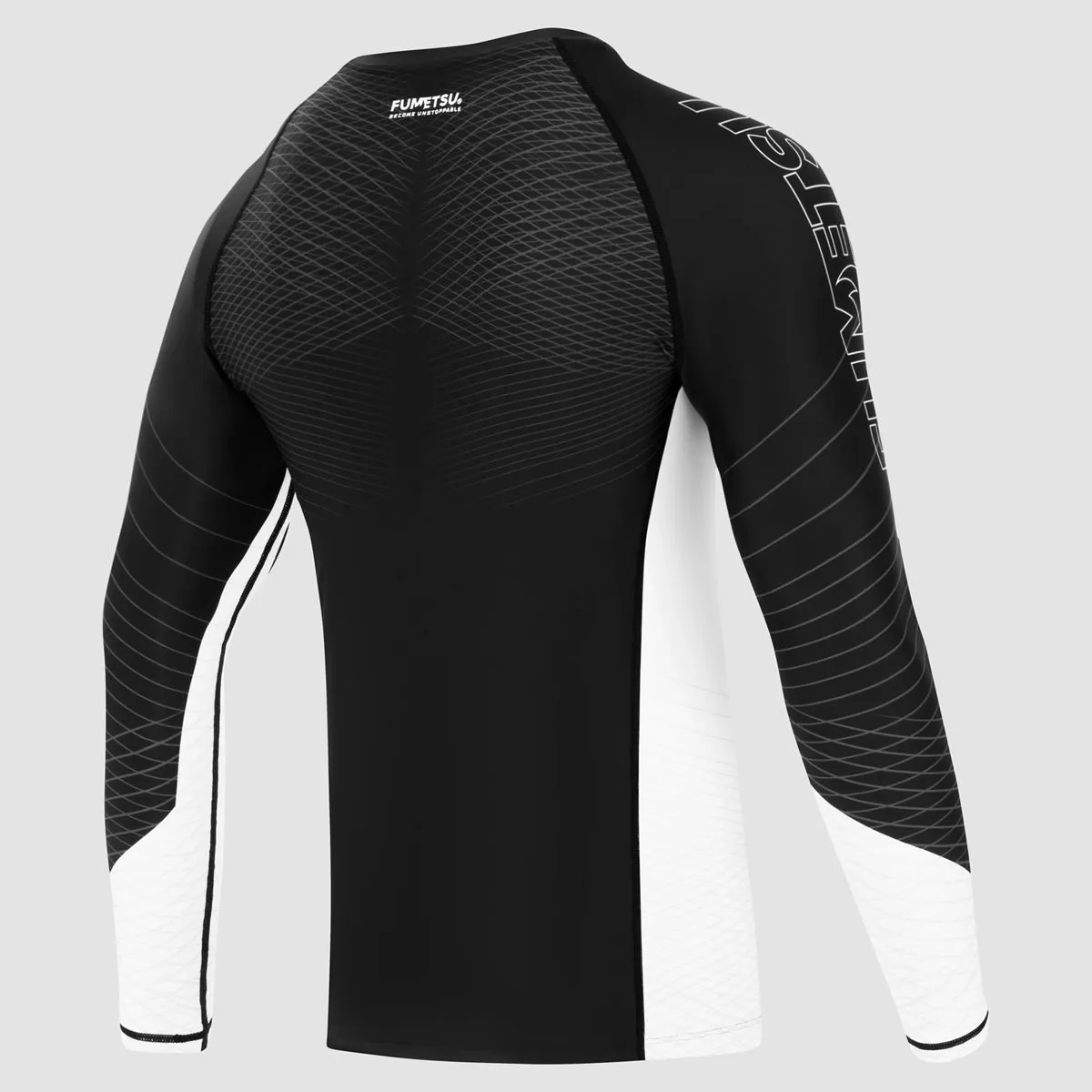 Fumetsu Competitor MK2 Long Sleeve Rash Guard Black/White