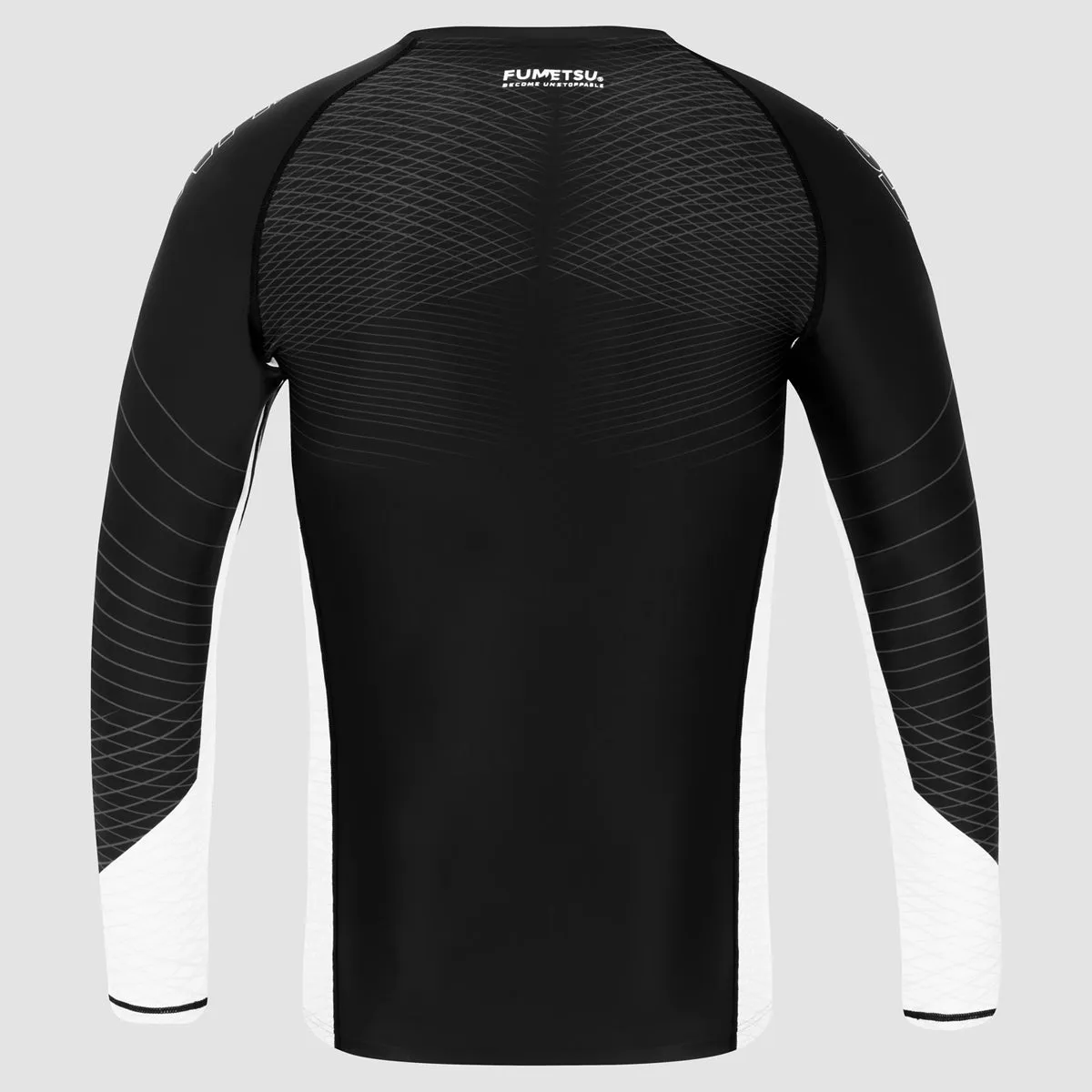 Fumetsu Competitor MK2 Long Sleeve Rash Guard Black/White