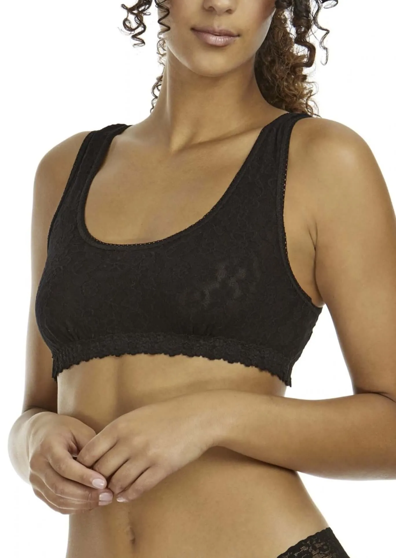 Hanky Panky Scoop Neck Lace Bralette Made in USA
