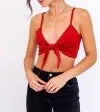 Knit Tie Sweater Bralette