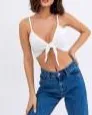 Knit Tie Sweater Bralette