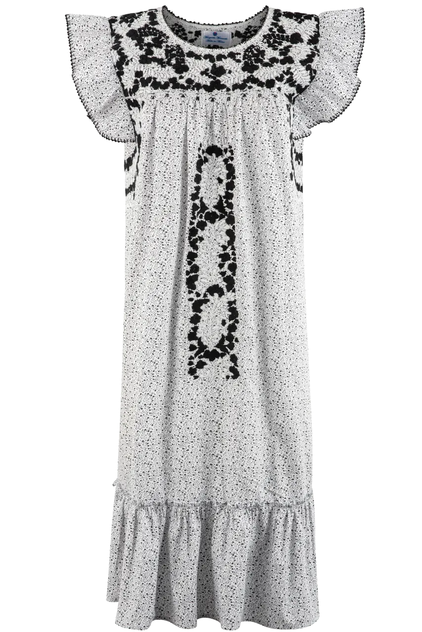 Margarita Mercantile Elisa Dress - Black/White