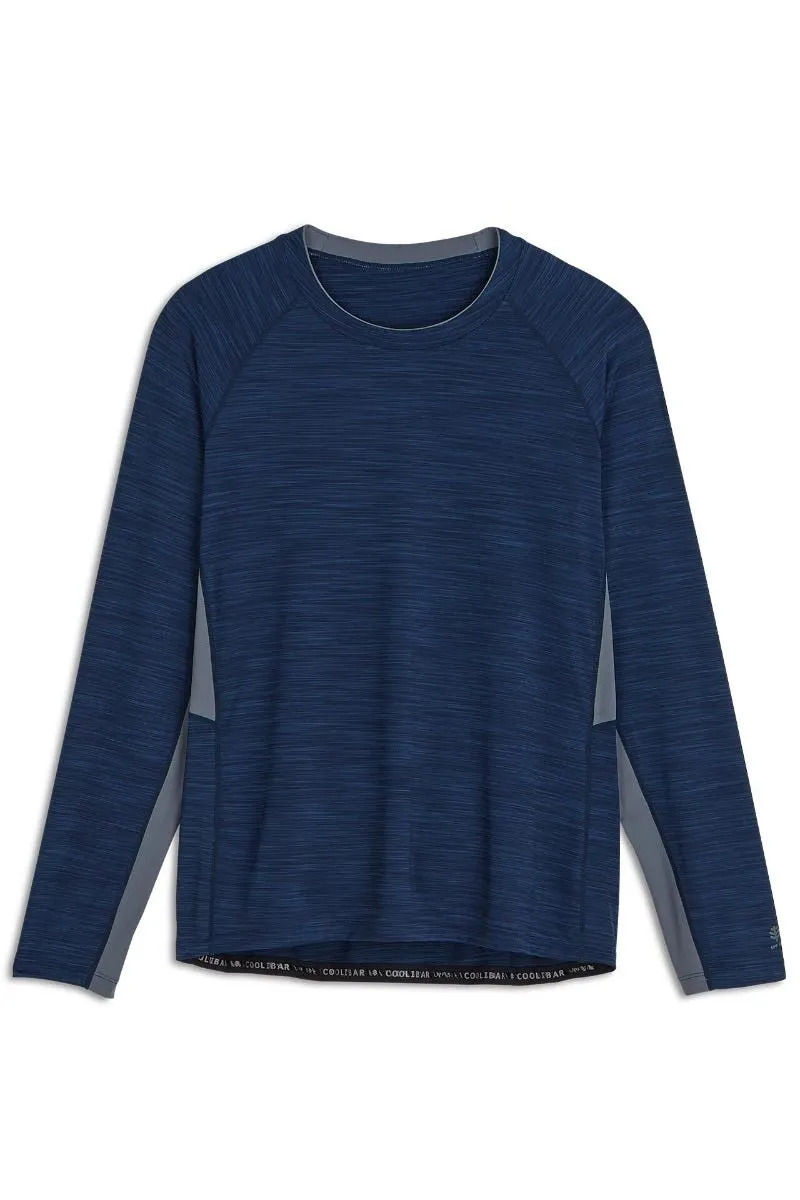 Men's Ultimate Long Sleeve Rash Guard  |  Navy Line
