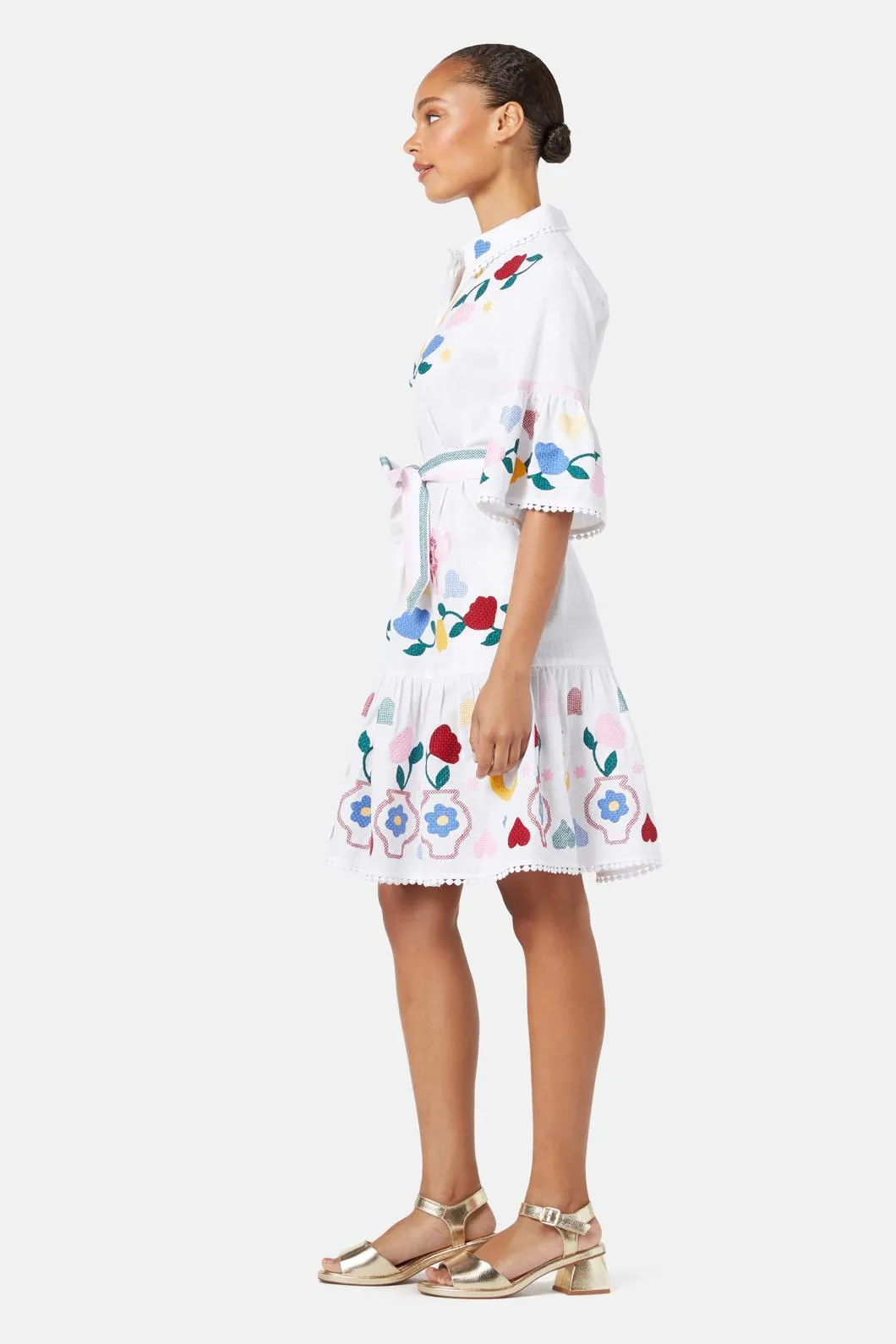 Plate Up Embroidered Dress