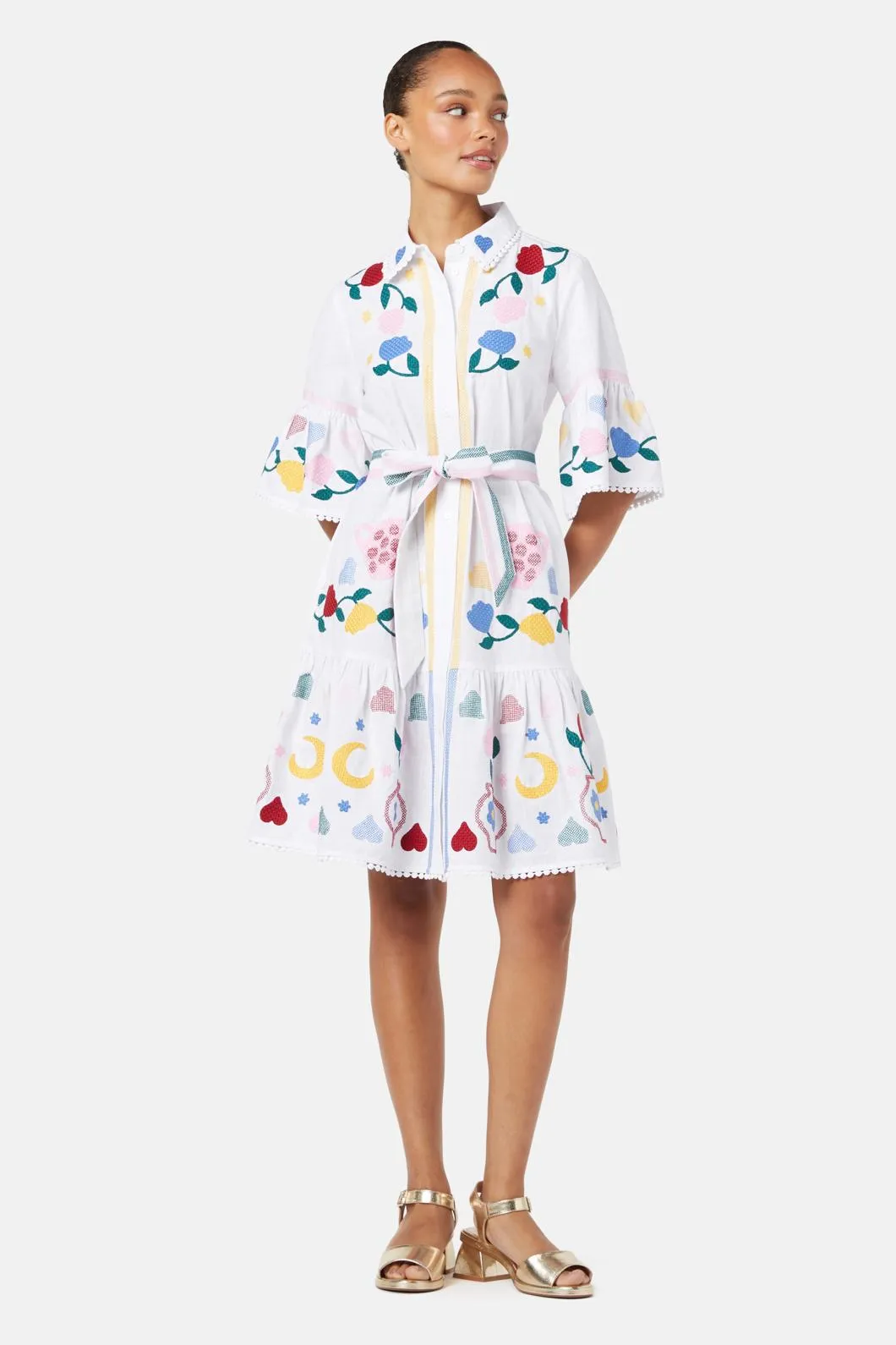 Plate Up Embroidered Dress