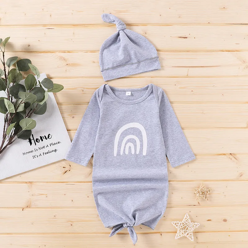 Rainbow Baby Comfort Knotted Gown