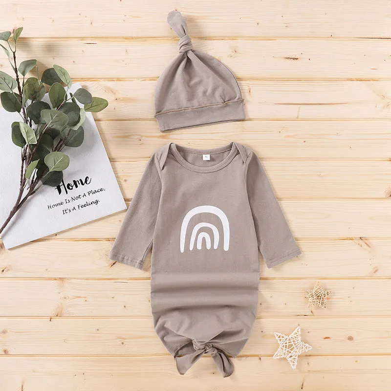 Rainbow Baby Comfort Knotted Gown