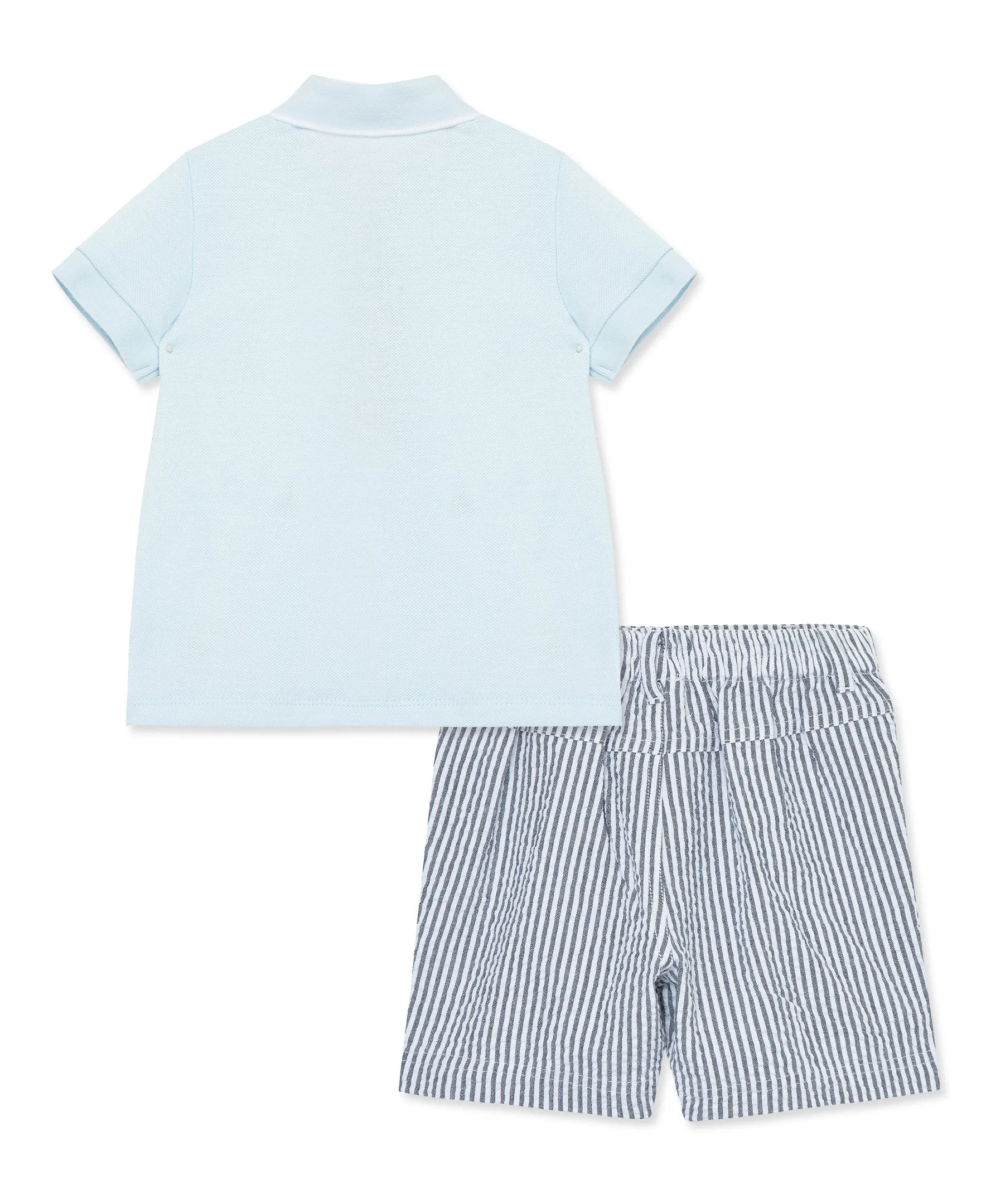 Sailboat Polo Toddler Short Set (2T-4T)