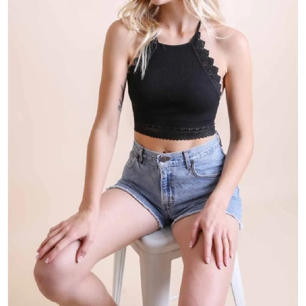 Sincerely Me Crochet Lace Bralette