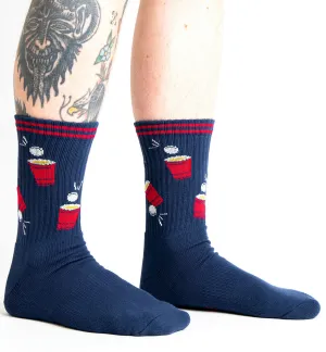 SOCK it to me Athletic Ribbed Crew Socks (Prints) - Americas Cup