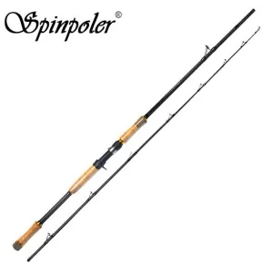 Spinpoler 2.1m 2.4m High Carbon Strong Power H XH Action Baitcasting Rod Stream Fishing Pole Beach Fishing Rod Fishing Tackle