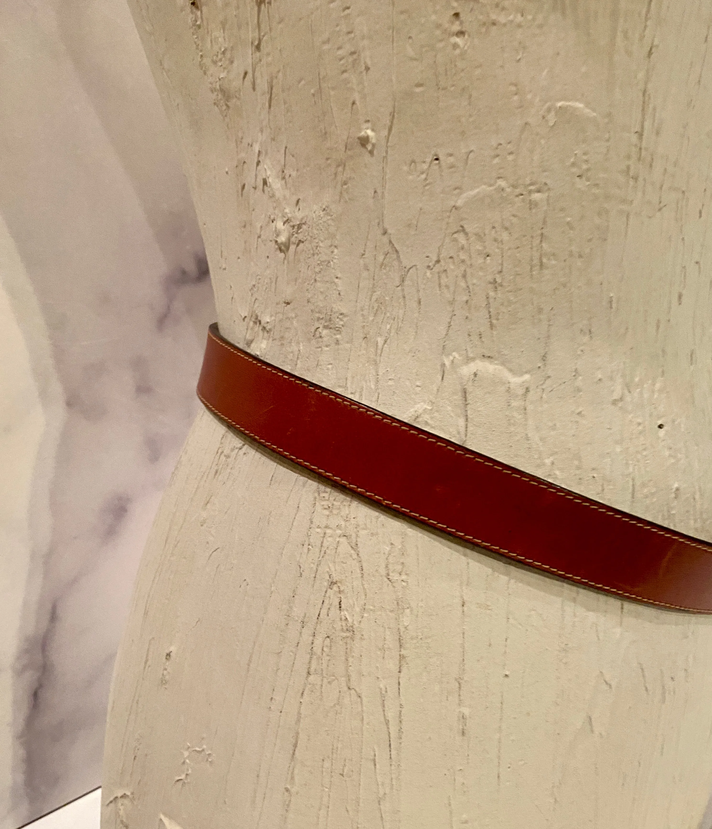 Vintage jordache leather belt