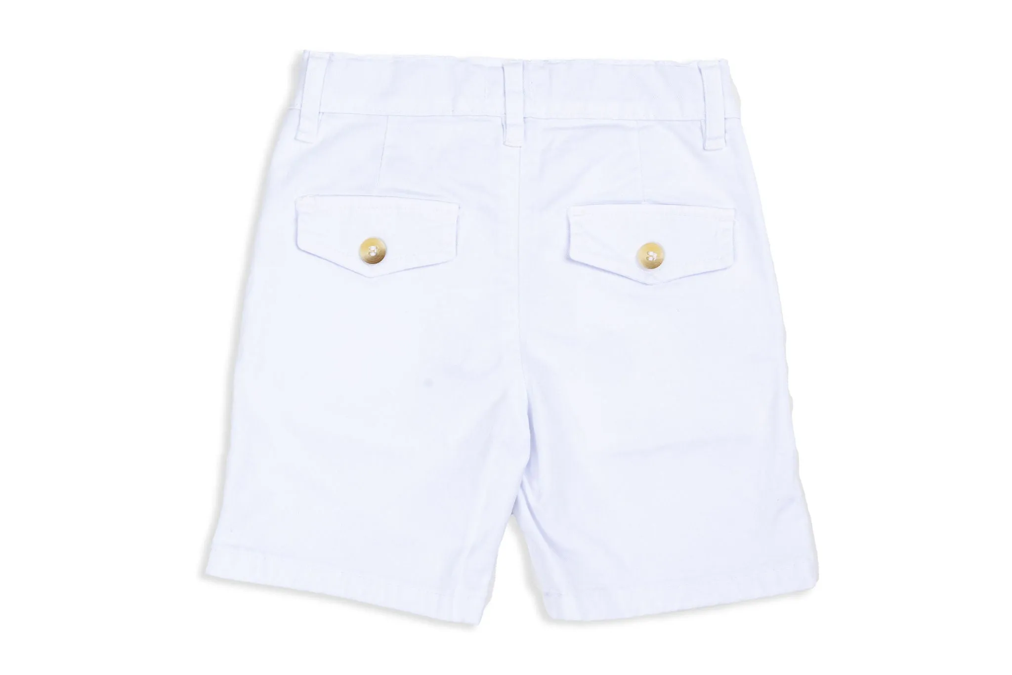 White Chino Boys Shorts