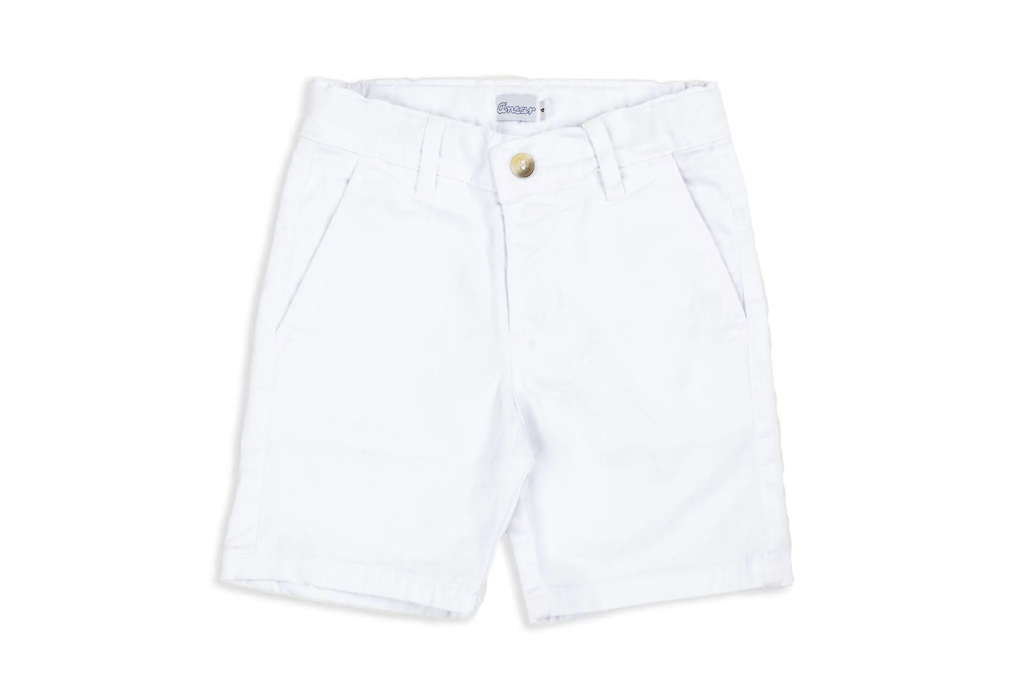 White Chino Boys Shorts