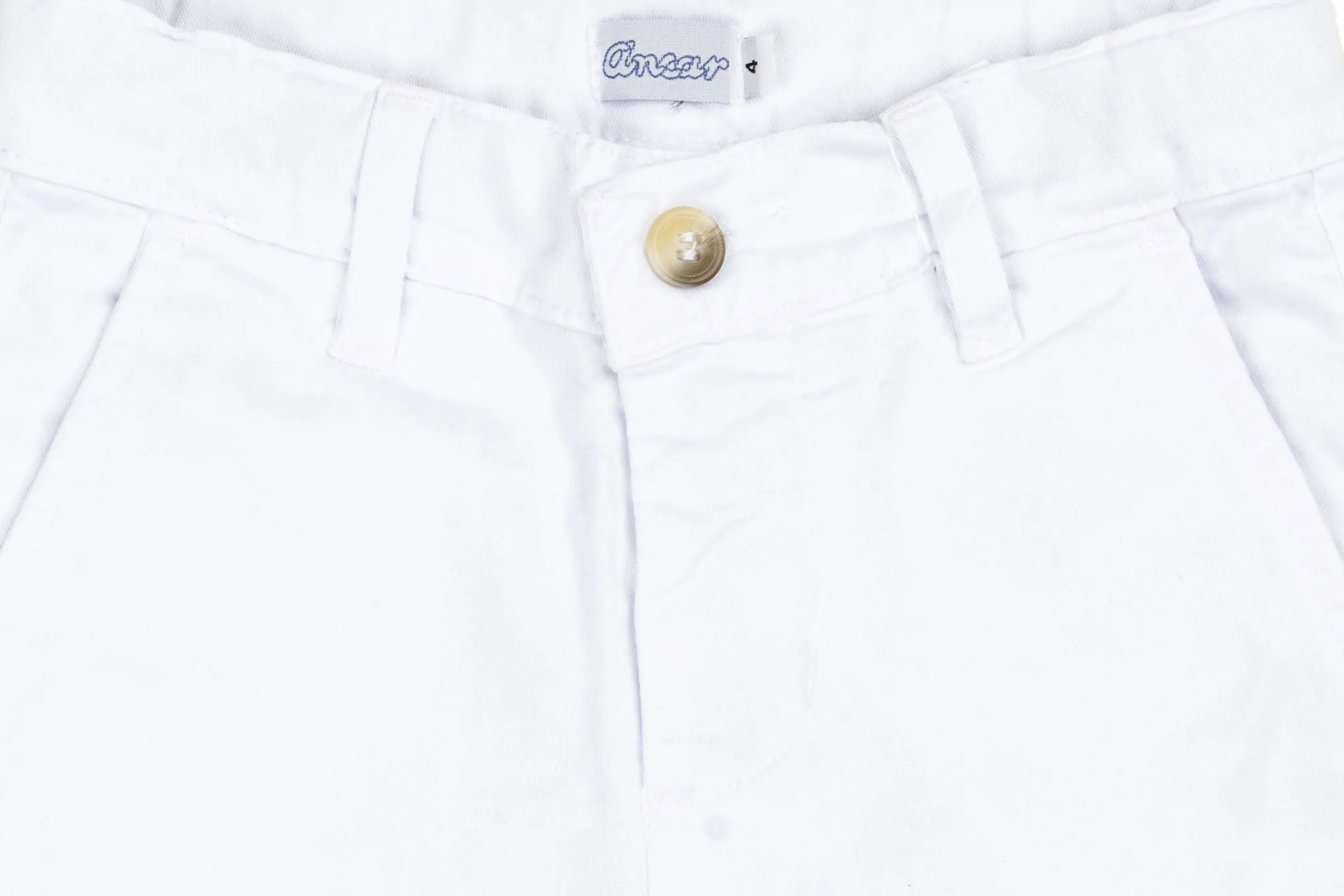White Chino Boys Shorts