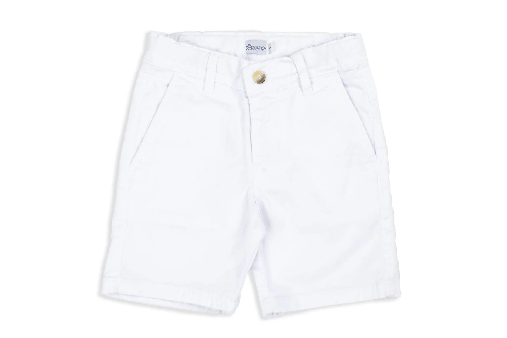 White Chino Boys Shorts